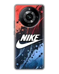 Чехол для Realme 11 с картинкой «Градиентный принт Найк»