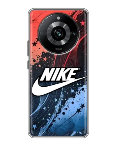 Чехол для Realme 11 с картинкой «Градиентный принт Найк»