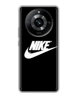 Чохол для Realme 11 з картинкою «Мазки фарби Nike»