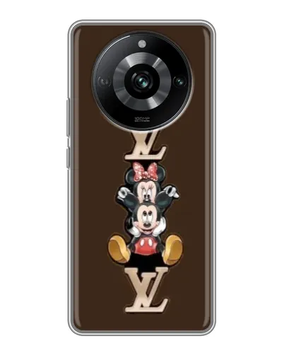 Чехол для Realme 11 с картинкой «LV и Микки Маус»
