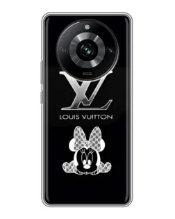Чехол для Realme 11 с картинкой «LV и Минни Маус»