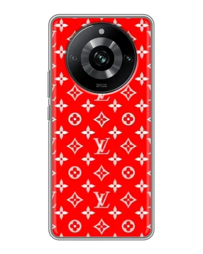 Чехол для Realme 11 с картинкой «Яркий паттерн LV»