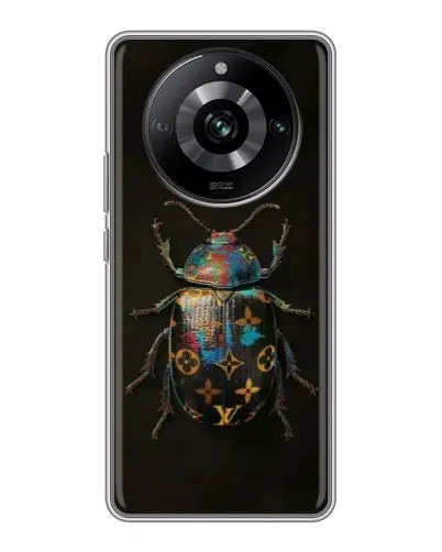 Чехол для Realme 11 с картинкой «LV — мраморный принт»