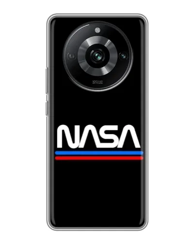 Чехол для Realme 11 с картинкой «NASA — классика Red Blue»