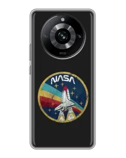Чехол для Realme 11 с картинкой «NASA — эмблема миссии»