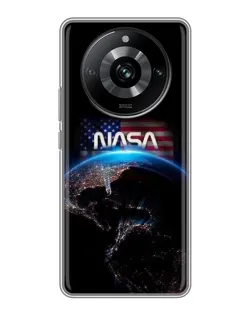 Чехол для Realme 11 с картинкой «Земля из космоса NASA»