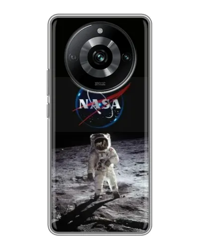 Чехол для Realme 11 с картинкой «Астронавт на Луне»