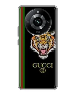 Чехол для Realme 11 с картинкой «Тигр Gucci»