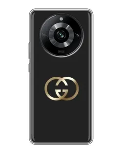 Чехол для Realme 11 с картинкой «Минимализм Gucci»