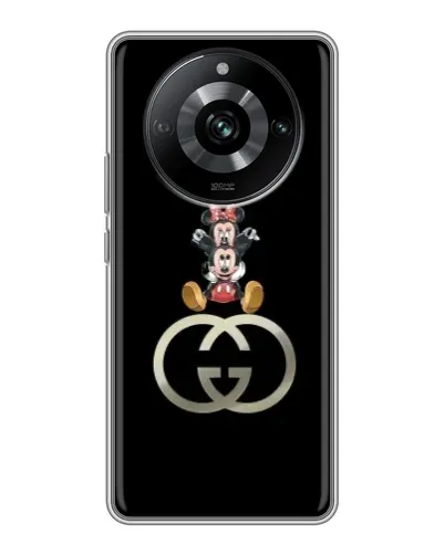 Чехол для Realme 11 с картинкой «Минни Маус на лого» Чехол для Realme 11 с картинкой «Минни Маус на лого»