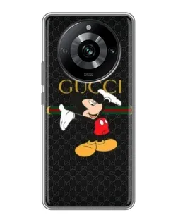 Чехол для Realme 11 с картинкой «Микки Маус Gucci»