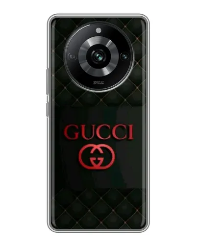 Чехол для Realme 11 с картинкой «Gucci — стеганый черный» Чехол для Realme 11 с картинкой «Gucci — стеганый черный»