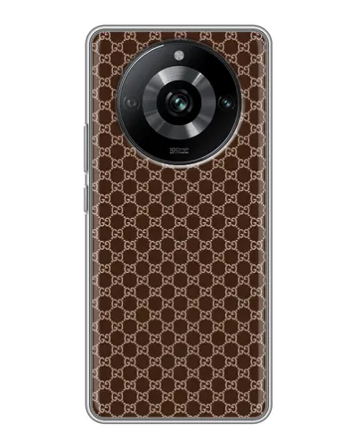 Чохол для Realme 11 з картинкою «Gucci — шоколадна сітка» Чохол для Realme 11 з картинкою «Gucci — шоколадна сітка»