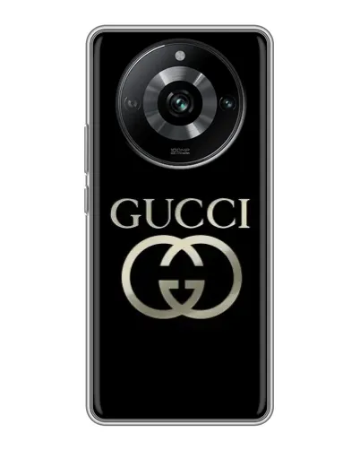 Чохол для Realme 11 з картинкою «Gucci — золото на чорному» Чохол для Realme 11 з картинкою «Gucci — золото на чорному»