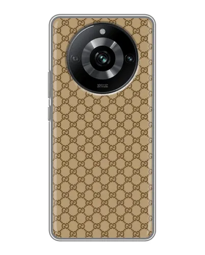Чохол для Realme 11 з картинкою «Gucci — класичний беж» Чохол для Realme 11 з картинкою «Gucci — класичний беж»