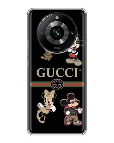 Чохол для Realme 11 з картинкою «Gucci — герої Disney та монограма» Чохол для Realme 11 з картинкою «Gucci — герої Disney та монограма»