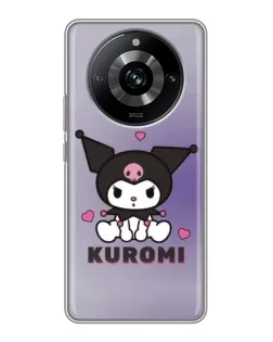 Чохол для Realme 11 з картинкою «Kuromi — фіолетовий арт»