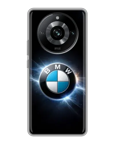 Чохол для Realme 11 з картинкою «BMW — неонове сяйво»