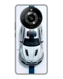 Чохол для Realme 11 з картинкою «Вид зверху — BMW M»