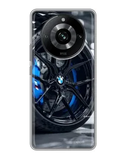 Чохол для Realme 11 з картинкою «Колесо BMW зблизька»