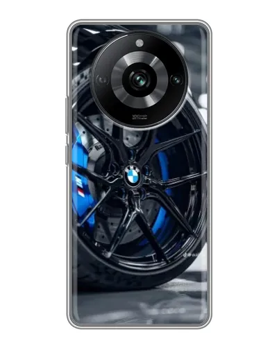 Чохол для Realme 11 з картинкою «Колесо BMW зблизька»