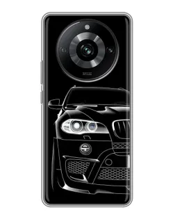 Чохол для Realme 11 з картинкою «Темний силует BMW»