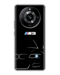 Чохол для Realme 11 з картинкою «Мінімалістичний принт BMW M3»