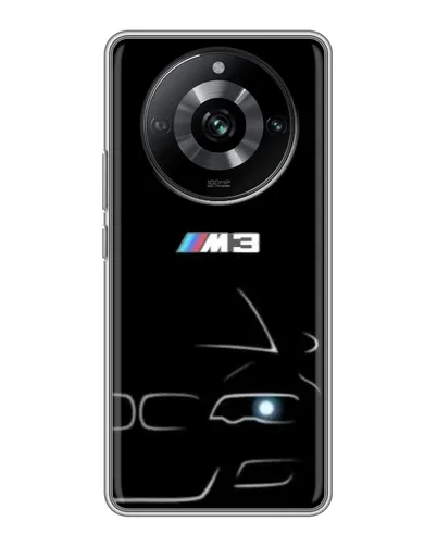 Чохол для Realme 11 з картинкою «Мінімалістичний принт BMW M3»