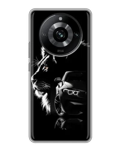 Чохол для Realme 11 з картинкою «BMW та лев»