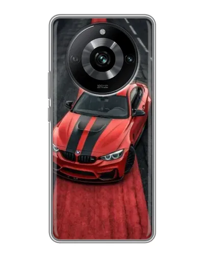 Чохол для Realme 11 з картинкою «BMW на червоній доріжці»