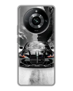 Чохол для Realme 11 з картинкою «BMW — акварельний дрифт»