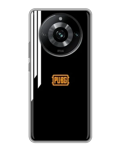 Чехол для Realme 11 с картинкой «PUBG — вертикальные линии»