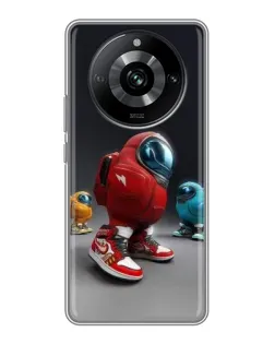 Чехол для Realme 11 с картинкой «Among Us — 3D стиль»
