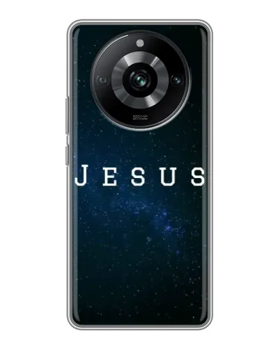 Чехол для Realme 11 с картинкой «Звездное небо Jesus»