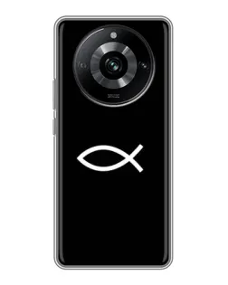 Чохол для Realme 11 з картинкою «Символ риби Jesus»
