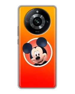 Чехол для Realme 11 с картинкой «Mickey в круге»