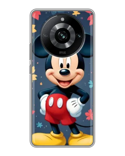 Чехол для Realme 11 с картинкой «Осенний Mickey Mouse»