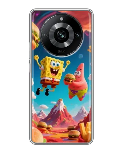 Чохол для Realme 11 з картинкою «Космічний фастфуд»