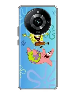 Чохол для Realme 11 з картинкою «Спанч Боб та Патрік»