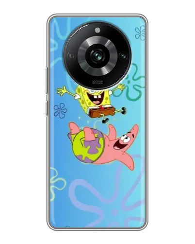 Чохол для Realme 11 з картинкою «Спанч Боб та Патрік»