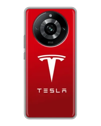 Чохол для Realme 11 з картинкою «Tesla Red Classic»