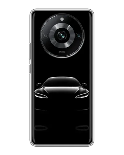 Чохол для Realme 11 з картинкою «Силует Tesla Night»