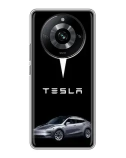 Чохол для Realme 11 з картинкою «Tesla Model Y»