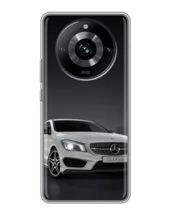 Чохол для Realme 11 з картинкою «Mercedes AMG GT Silver»