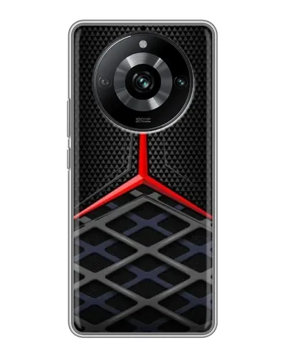 Чохол для Realme 11 з картинкою «Mercedes Carbon Grid»