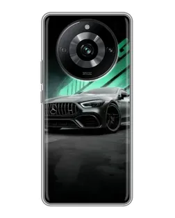 Чохол для Realme 11 з картинкою «Темний Mercedes AMG»