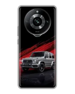 Чохол для Realme 11 з картинкою «Mercedes G-Class червоний»