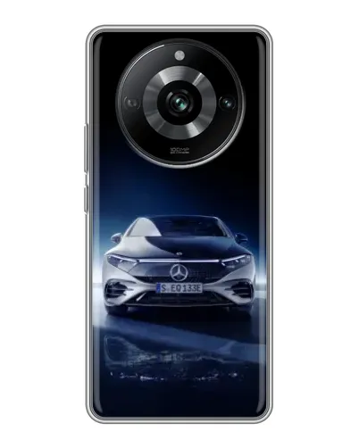Чохол для Realme 11 з картинкою «Нічний Mercedes EQ»