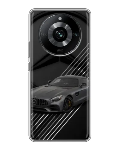 Чохол для Realme 11 з картинкою «Mercedes AMG — графіка»