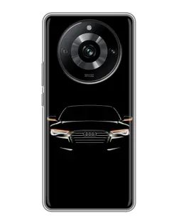 Чохол для Realme 11 з картинкою «Audi — нічний контур»